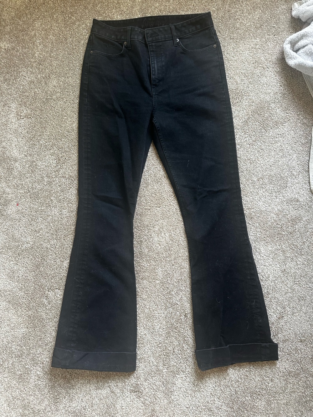 Kimes Ranch Women's Black Flare Jeans